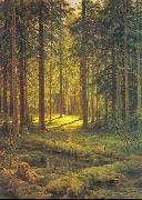 Ivan Shishkin, Coniferous Forest, Sunny Day